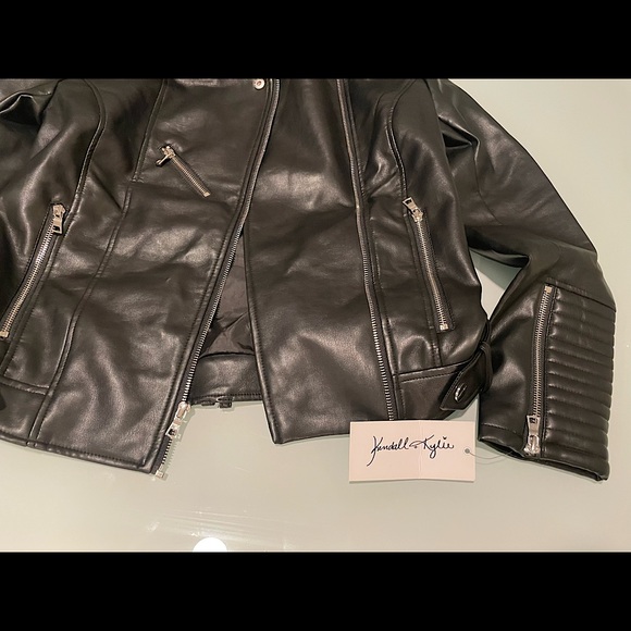 Kendall & Kylie Faux Leather Jacket Size Small New with tags! - Picture 2 of 3